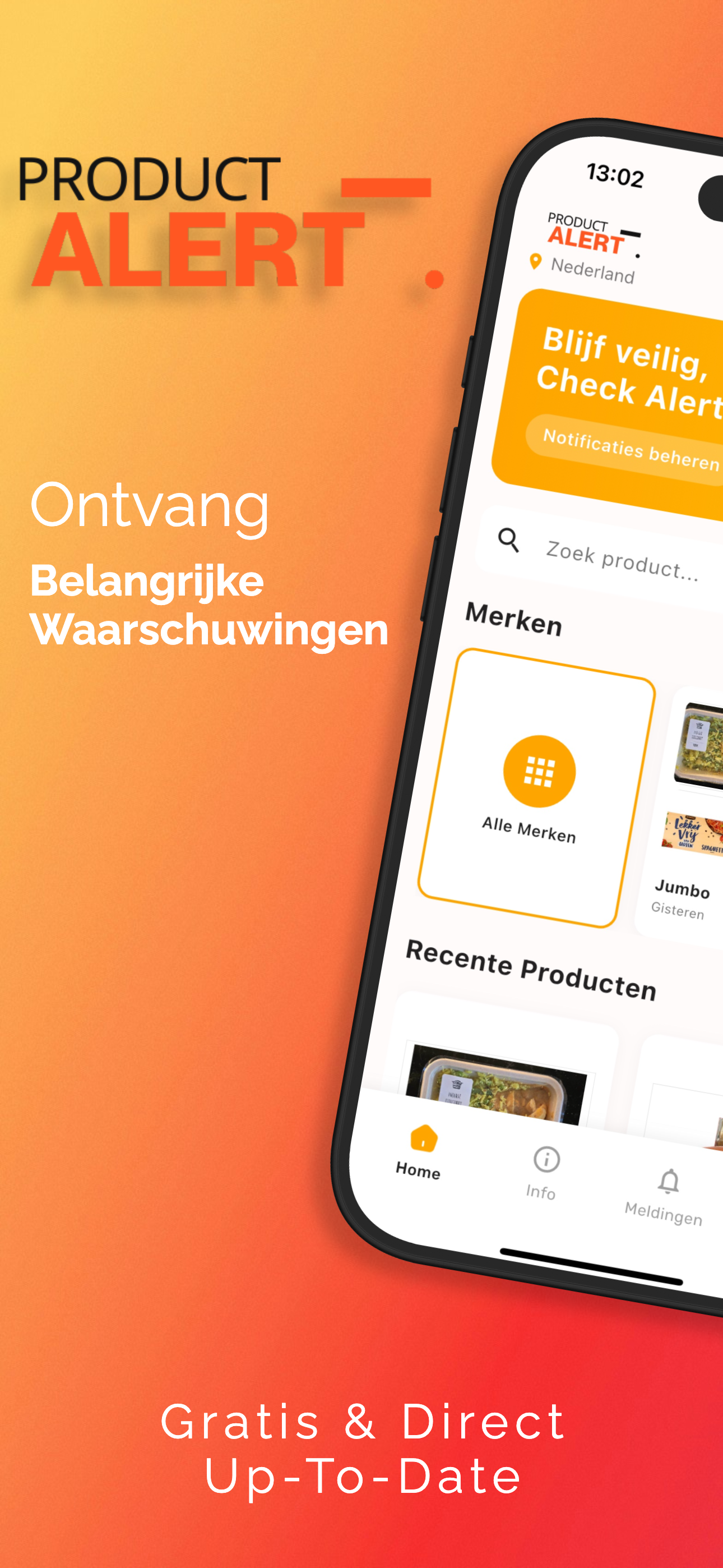 ProductAlert App Screenshot